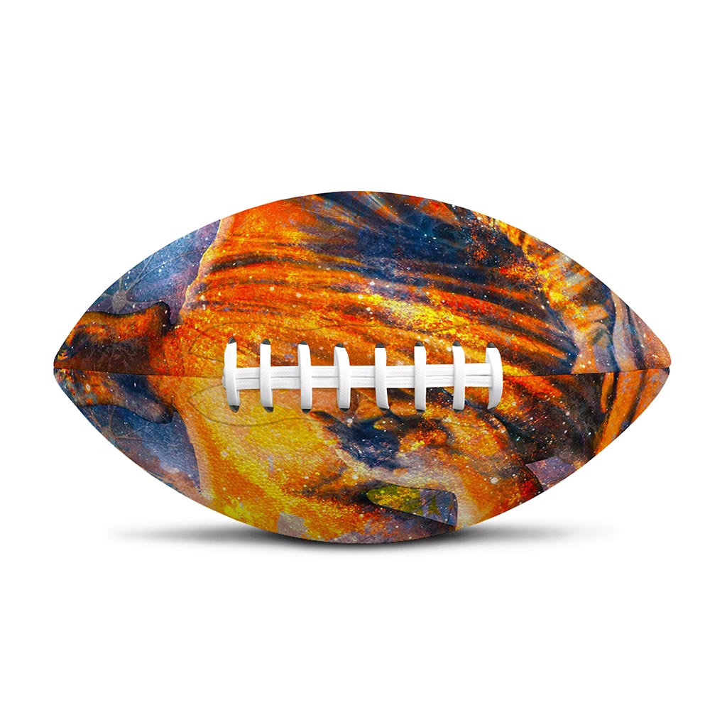 Buddha Statue Mandala Print Rugby Ball