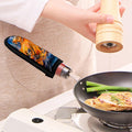 Buddha Statue Mandala Print Skillet Handle Cover