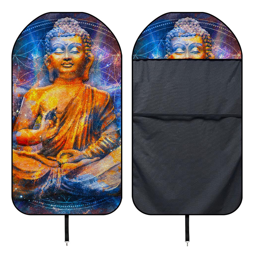 Buddha Statue Mandala Print Waterproof Car Seat Cover