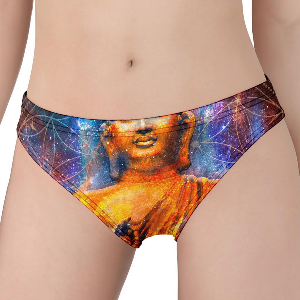 Buddha Statue Mandala Print Women's Panties