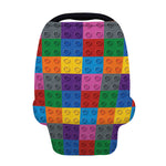 Building Blocks Toy Pattern Print Baby Seat Cover