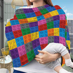 Building Blocks Toy Pattern Print Baby Seat Cover
