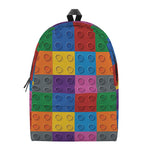 Building Blocks Toy Pattern Print Backpack