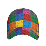 Building Blocks Toy Pattern Print Baseball Cap