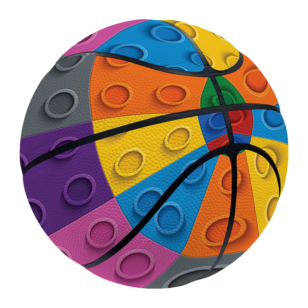 Building Blocks Toy Pattern Print Basketball