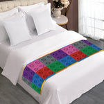 Building Blocks Toy Pattern Print Bed Runner