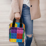 Building Blocks Toy Pattern Print Bible Tote Bag