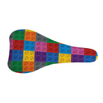 Building Blocks Toy Pattern Print Bicycle Seat Cover