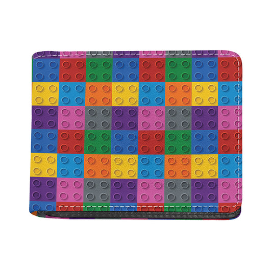 Building Blocks Toy Pattern Print Bifold Wallet