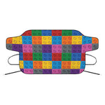 Building Blocks Toy Pattern Print Car Windshield Snow Cover