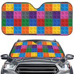 Building Blocks Toy Pattern Print Car Windshield Sun Shade