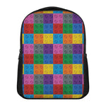 Building Blocks Toy Pattern Print Casual Backpack