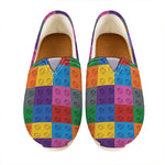 Building Blocks Toy Pattern Print Casual Shoes