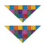Building Blocks Toy Pattern Print Dog Bandana