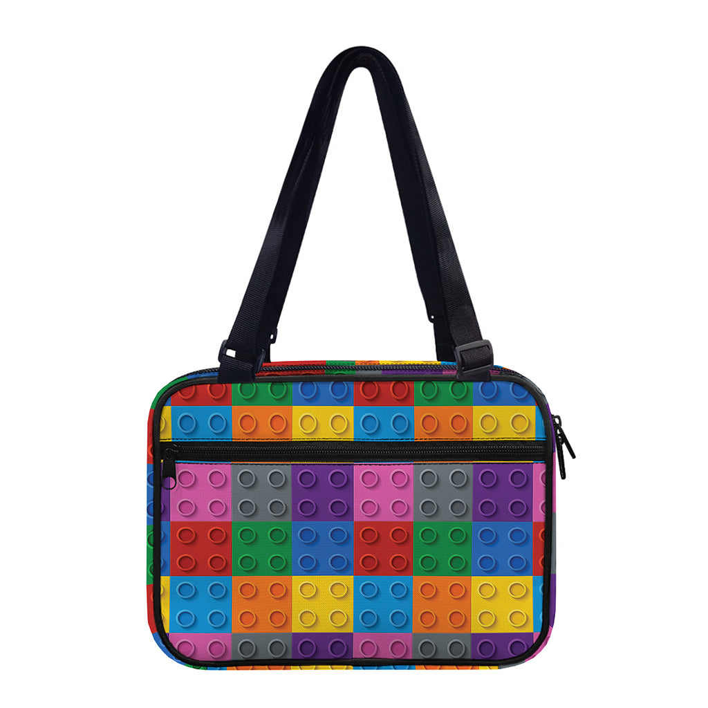 Building Blocks Toy Pattern Print Double Strap Bible Bag