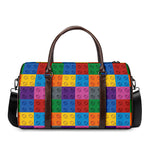Building Blocks Toy Pattern Print Duffle Bag