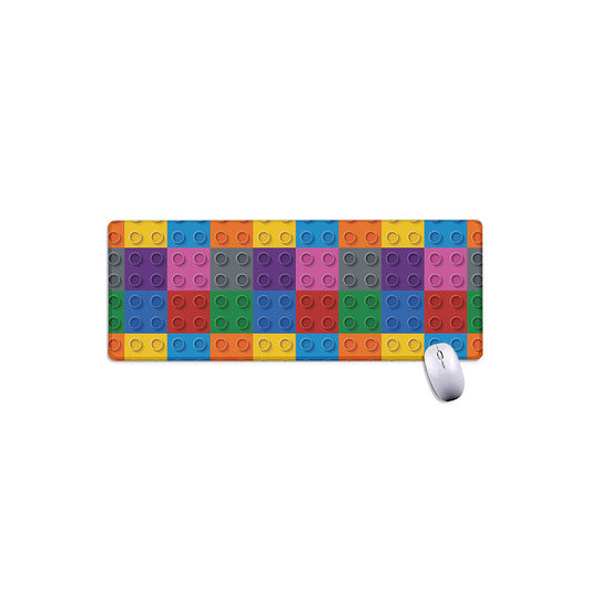 Building Blocks Toy Pattern Print Extended Mouse Pad
