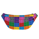 Building Blocks Toy Pattern Print Fanny Pack