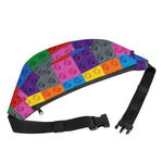 Building Blocks Toy Pattern Print Fanny Pack