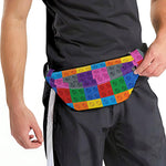 Building Blocks Toy Pattern Print Fanny Pack