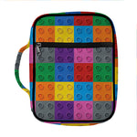 Building Blocks Toy Pattern Print Front Pocket Bible Bag
