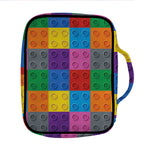 Building Blocks Toy Pattern Print Front Pocket Bible Bag