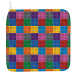 Building Blocks Toy Pattern Print Hand Towel