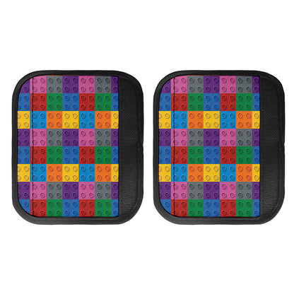 Building Blocks Toy Pattern Print Handle Covers