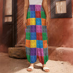 Building Blocks Toy Pattern Print Harem Pants