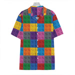Building Blocks Toy Pattern Print Hawaiian Shirt
