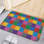 Building Blocks Toy Pattern Print Indoor Door Mat