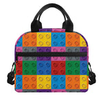 Building Blocks Toy Pattern Print Insulated Lunch Bag