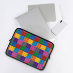 Building Blocks Toy Pattern Print Laptop Sleeve