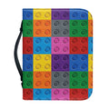 Building Blocks Toy Pattern Print Leather Bible Cover