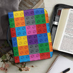 Building Blocks Toy Pattern Print Leather Bible Cover