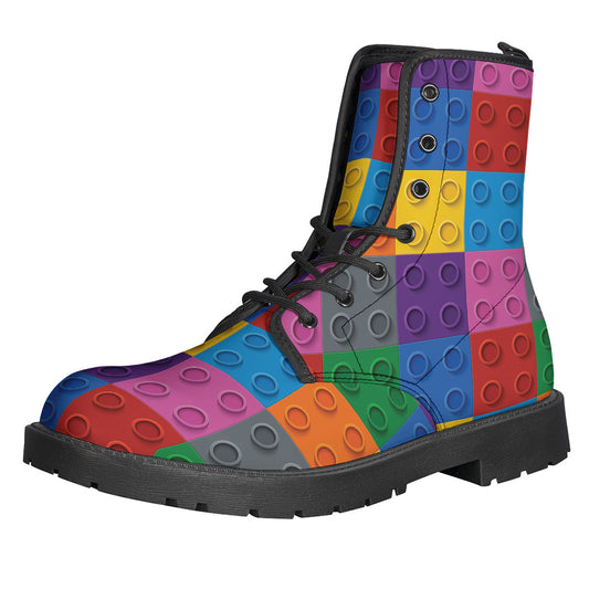 Building Blocks Toy Pattern Print Backpack