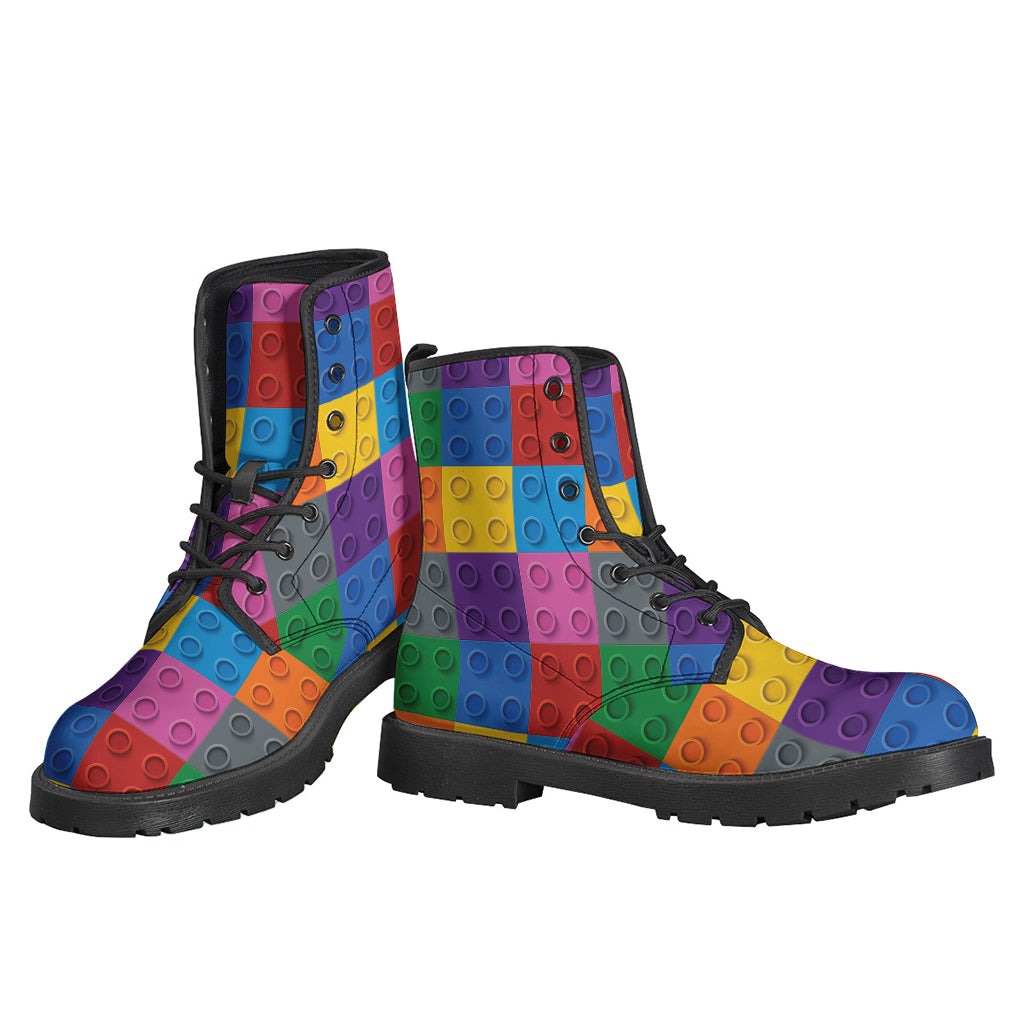 Building Blocks Toy Pattern Print Backpack