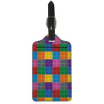 Building Blocks Toy Pattern Print Luggage Tag