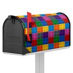 Building Blocks Toy Pattern Print Mailbox Cover