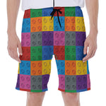 Building Blocks Toy Pattern Print Men's Beach Shorts