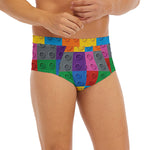 Building Blocks Toy Pattern Print Men's Briefs