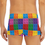 Building Blocks Toy Pattern Print Men's Short Boxer Briefs