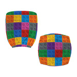 Building Blocks Toy Pattern Print Office Chair Cover