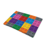 Building Blocks Toy Pattern Print Pet Cooling Mat Cover