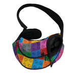 Building Blocks Toy Pattern Print Pet Sling Carrier