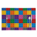 Building Blocks Toy Pattern Print Placemat