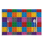 Building Blocks Toy Pattern Print Placemat