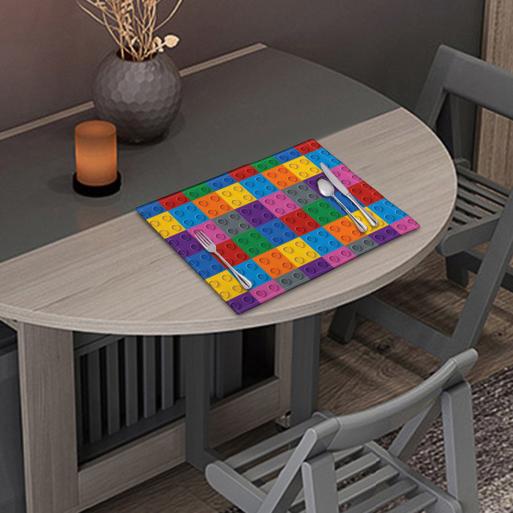 Building Blocks Toy Pattern Print Placemat