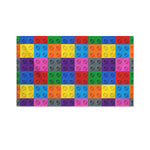 Building Blocks Toy Pattern Print Polyester Flag