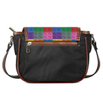 Building Blocks Toy Pattern Print Saddle Bag